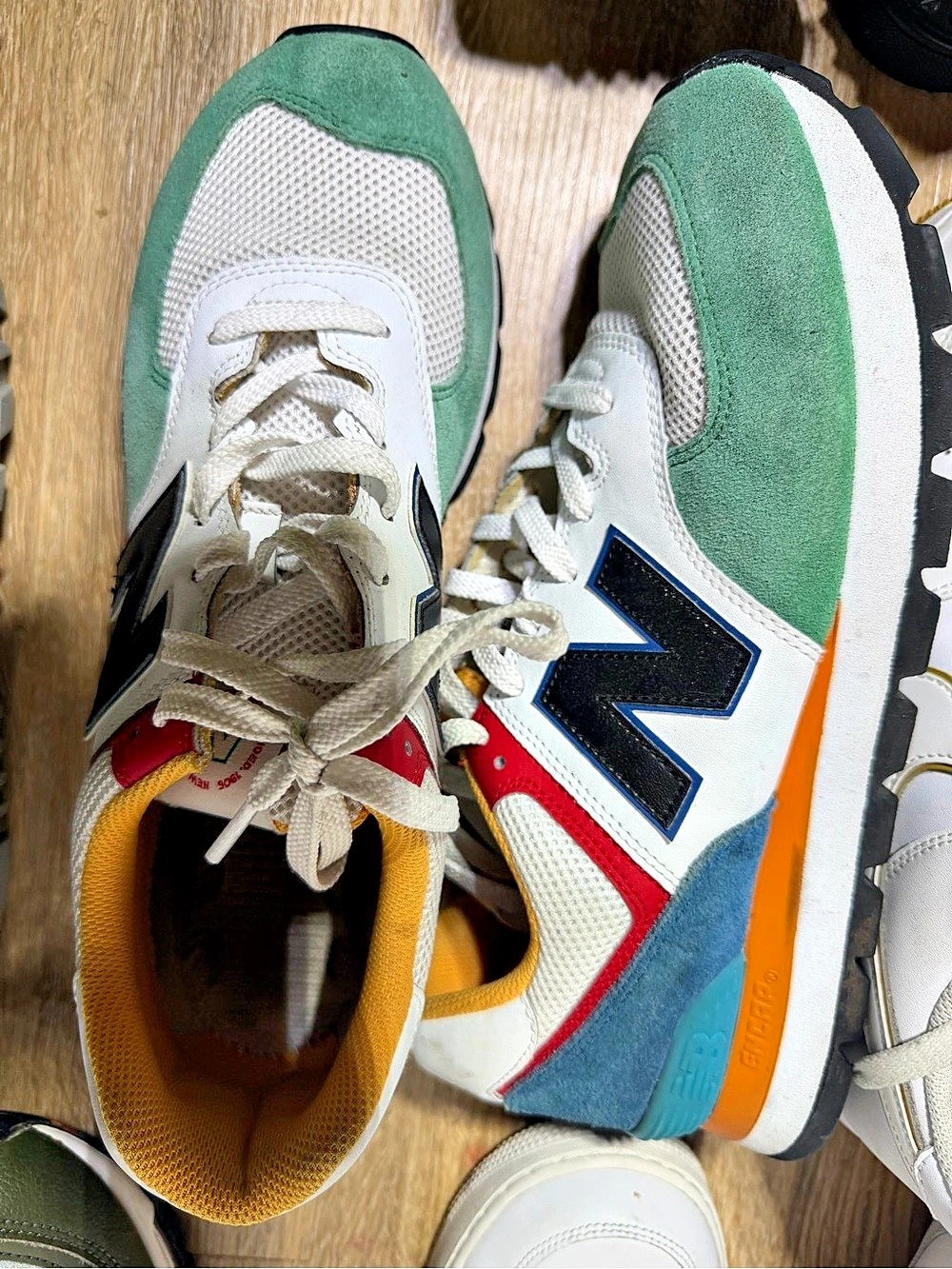 New Balance 574v2 Pink Glow Multi-Color Sneakers